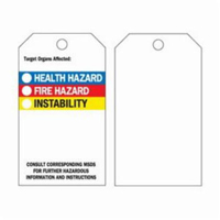 Self-Laminating Right-To-Know Tags, Polyester, 3" W x 5-3/4" H, English SX834 | Equipment World