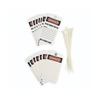 Self-Laminating Accident Prevention Tags, Polyester, 3" W x 5-3/4" H, English SX849 | Equipment World
