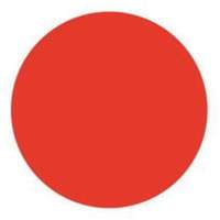 &eacute;tiquettes rondes inscriptibles, Cercle, 1,5" lo x 1,5" la, Rouge Equipment World