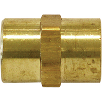 Female Hex Nipple, Brass Equipment World