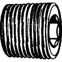 Pipe Plug (Counter Sunk Hex Head), 1/8" Dia., Brass Equipment World