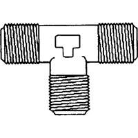 Male Pipe Tee, Brass, 1/8" Equipment World