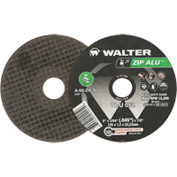 Zip Alu Cut-Off Wheel, 5" x 3/64", 7/8" Arbor, Type 1, Aluminum Oxide, 12200 RPM Equipment World