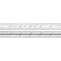 Junior Combination Squares, 6" L, Steel, Satin Equipment World