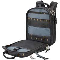 75-Pocket Tool Backpacks, 13" L x 17-1/2" W, Black, Nylon Equipment World
