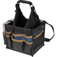 Grands porte-outils pour &eacute;lectriciens et travaux de maintenance, Polyester, 23 pochettes, Noir Equipment World