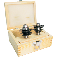 Jeux de fraises pour montants &amp; traverses &agrave; 2 cannelures Equipment World