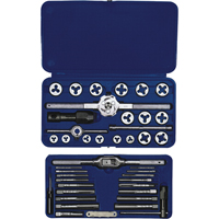 Hanson&reg; Fractional Tap & Hex Die Set, 41 Pieces Equipment World