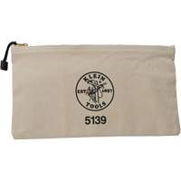 Pochette pour outils avec fermeture &agrave; glissi&egrave;re, Toile, 1 pochettes, Beige Equipment World
