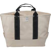 Sac &agrave; outils robuste de 17", Toile, 1 pochettes, Beige/Noir Equipment World