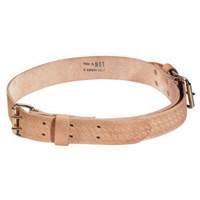 Ceinture pour fil d'attache robuste de monteur de charpentes m&eacute;talliques, Cuir, Havane Equipment World