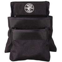 Pochette utilitaire &agrave; 2 poches s&eacute;rie PowerLine, 1000 Denier Cordura&reg;, Noir Equipment World