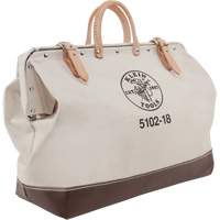 Sac &agrave; outils robuste de 18", Toile, 1 pochettes, Beige Equipment World