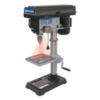 Drill Presses With Laser, 10", 1/2" Chuck, 3050 RPM Equipment World