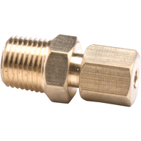 Compression Connectors - Tube to Male Pipe, 3/16" x 1/8" Equipment World