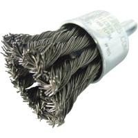 Knotted Wire End Brushes, 1" Dia., 0.020" Wire Dia., 1/4" Shank Equipment World