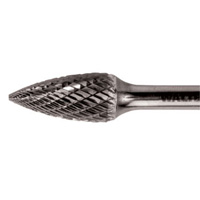 Fraise rotative conique &agrave; deux tranchants, SG-44, 1/8" dia., 1/8" Tige, 1/2" Prof. de la coupe Equipment World