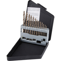 Jobber Length Drill Bit Set, 13 Pieces, High Speed Cobalt Equipment World