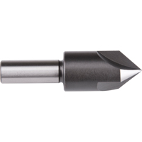 Straight Shank Countersink, 3/8", High Speed Steel, 60° Angle, 3 Flutes Equipment World