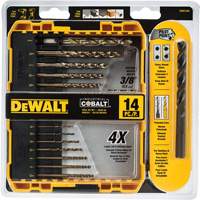 Pilot Point&reg; Industrial Drill Bit Set, 14 Pieces, Cobalt Equipment World
