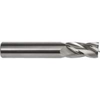 Square End Mill, 3/16" Dia., 2" L, 4 Flutes, 3/16" Shank, Carbide Equipment World