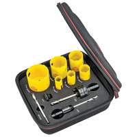 Plumber's Deep Cut Hole Saw Kit, 10 Pieces Equipment World