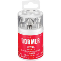 90° Countersink Set, 6 Pieces Equipment World