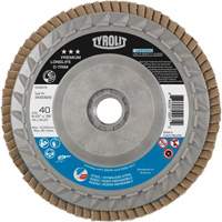Long Life C-Trim Flap Disc, 4-1/2" x 5/8"-11, Type 27, 40 Grit, Zirconia Alumina Equipment World
