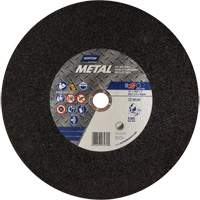 Metal A Chop Saw Cut-Off Wheel, 14" x 3/32", 1" Arbor, Type 01/41, Aluminum Oxide, 4365 RPM Equipment World