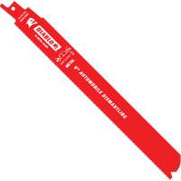 Reciprocating Blade for Auto Dismantling, Bi-Metal, 10-14 TPI, 9" L x 1" W Equipment World