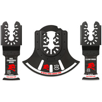 Jeu de lames oscillantes bi-metal de taille universelle 3mcx Equipment World