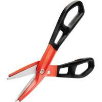 13" Serrated Aluminum Tinner Snip with Dipped Handle, 3" Cut Length, Straight Cut Equipment World