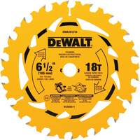 Framing Circular Saw Blade, 6-1/2", 18 Teeth, Wood Use Equipment World
