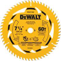 Circular Saw Blade, 7-1/4", 60 Teeth, Wood Use Equipment World