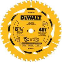 Cross Cutting Circular Saw Blade, 8-1/4", 40 Teeth, Wood Use Equipment World