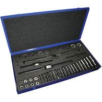 T6 High Speed Steel Tap & Carbon Die Set, 44 Pieces Equipment World