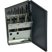 HTGP Metric Jobber Drill & Hand Tap Set, 18 Pieces Equipment World