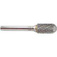 Cylinder Shape Radius End Carbide Shipyard Bur, SC-5, 1/2" Dia., 1" Depth of Cut Equipment World