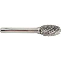 Oval Shape Carbide Shipyard Bur, SE-5, 1/2" Dia., 1/4" Shank, 7/8" Depth of Cut Equipment World