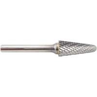 Taper Shape Carbide Shipyard Bur, SL-5, 5/8" Dia., 1/4" Shank, 1-3/16" Depth of Cut Equipment World