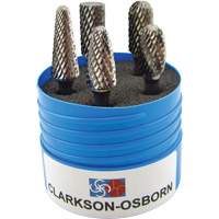 Shipyard Cut Carbide Bur Set, 5 Pieces Equipment World