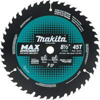 Carbide-Tipped Max Efficiency Miter Saw Blade, 8-1/2", 45 Teeth, Wood Use Equipment World