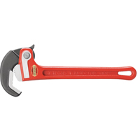 RapidGrip Pipe Wrench, 1" Jaw Capacity, 10" Long Equipment World