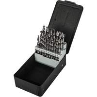 Jobber Length Drill Bit Set, 26 Pieces, High Speed Steel Equipment World