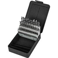 Stub Length Drill Bit Set, 60 Pieces, High Speed Steel Equipment World