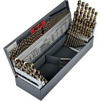 Heavy-Duty Jobber Length Combination Drill Bit Set, 115 Pieces, High Speed Cobalt Equipment World