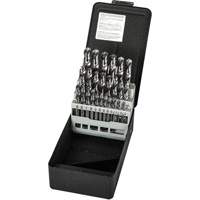 Stub Length Drill Bit Set, 29 Pieces, High Speed Steel Equipment World