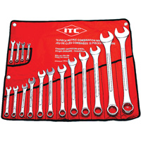 ICW-16M ITC&reg; Professional Raised Panel Wrench Set, Combination, 16 Pieces, Metric Equipment World