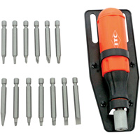 15-Piece Multi-Bit Screwdriver Set, Plastic Handle Equipment World