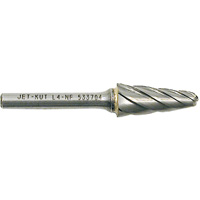 L4-NF 1/4" Taper Shape Bur for Aluminum/Non-ferrous Materials, 1/2" Dia. Equipment World
